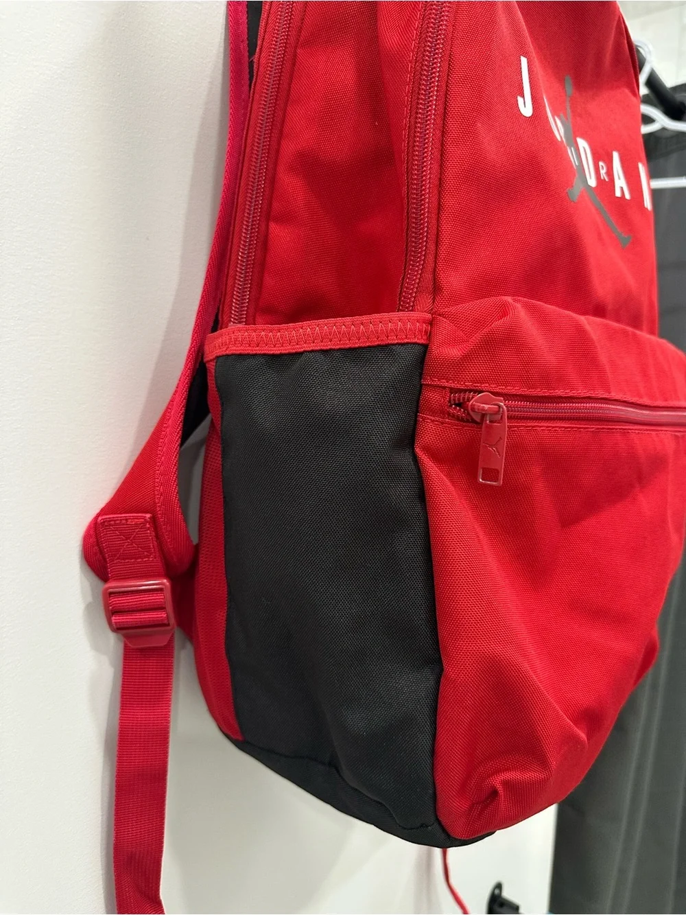 EUC Red Jordan Air Classic HBR Logo Backpack